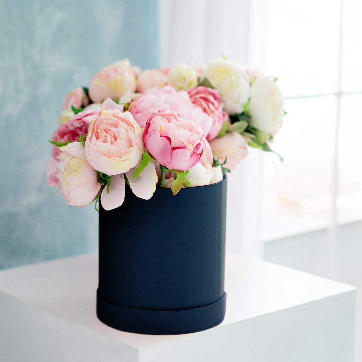 Nested Floral Boxes 3pc/set - Navy