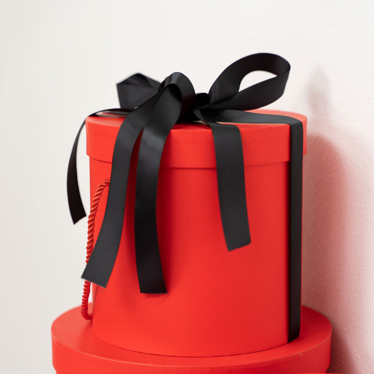 Nested Floral Boxes 3pc/set -Red