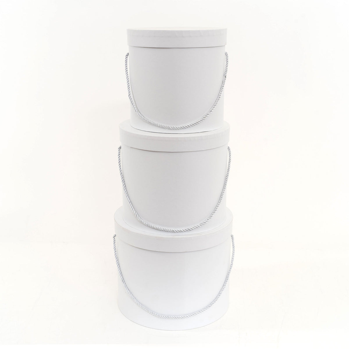 Nested Floral Boxes 3pc/set - White