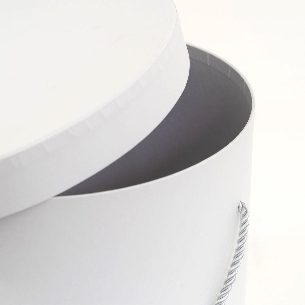 Nested Floral Boxes 3pc/set - White