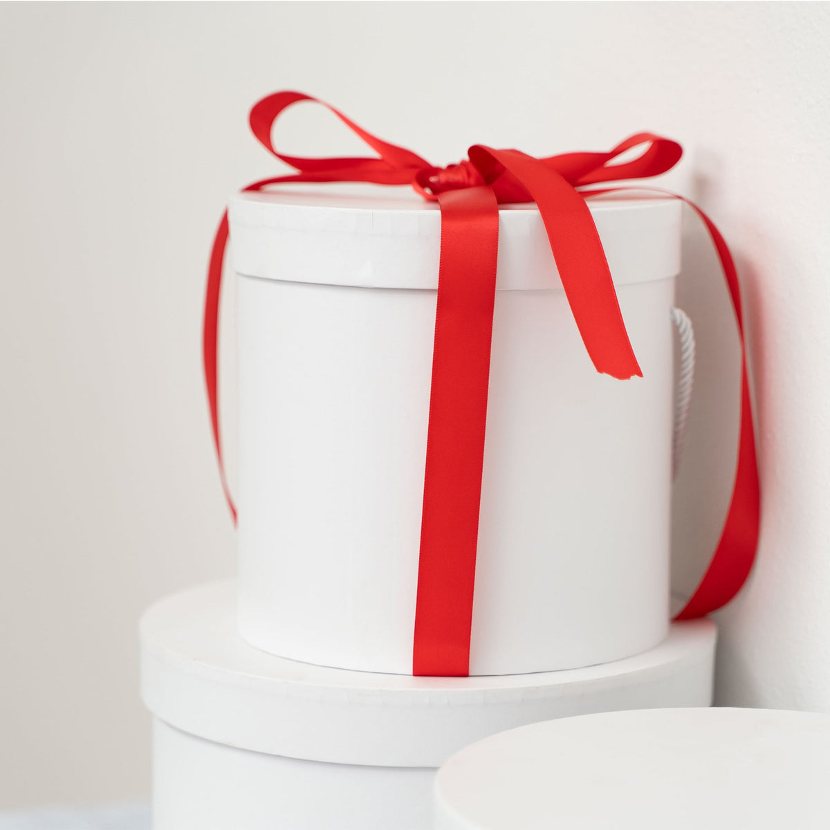 Nested Floral Boxes 3pc/set - White