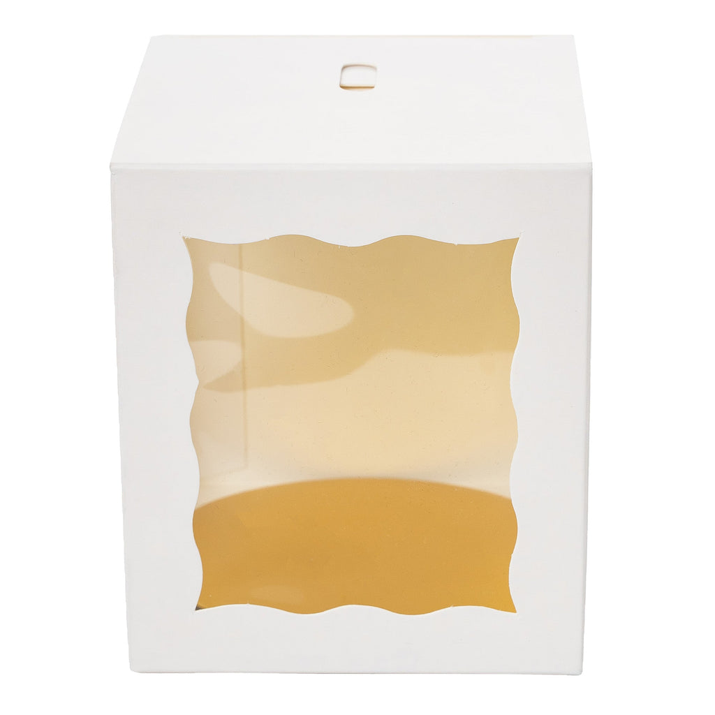 Candy Apple Box 4" - Set of 25 - White