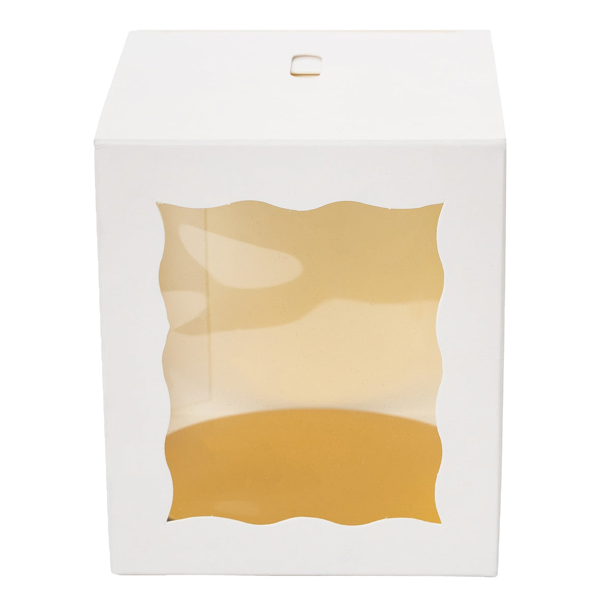 Candy Apple Box 4" - Set of 25 - White