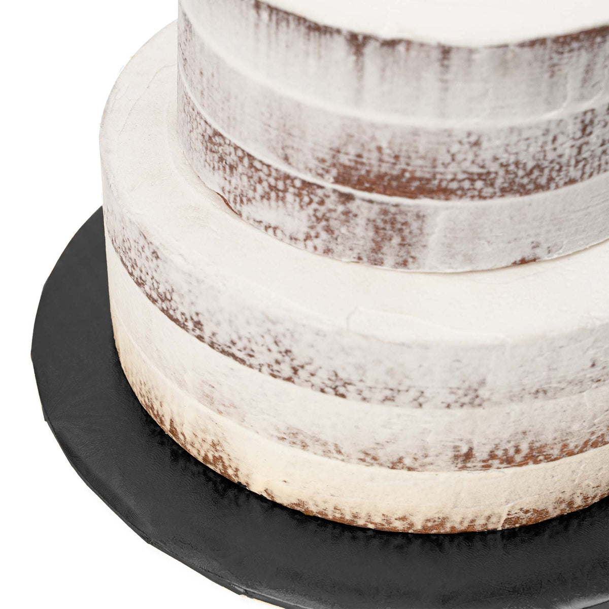 Filigree Round Cake Board 8" - Set of 5 Black