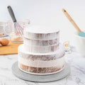 Filigree Round Cake Board 8" - Set of 5 Silver