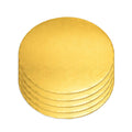 Filigree Round Cake Board 16" - Gold set of 5