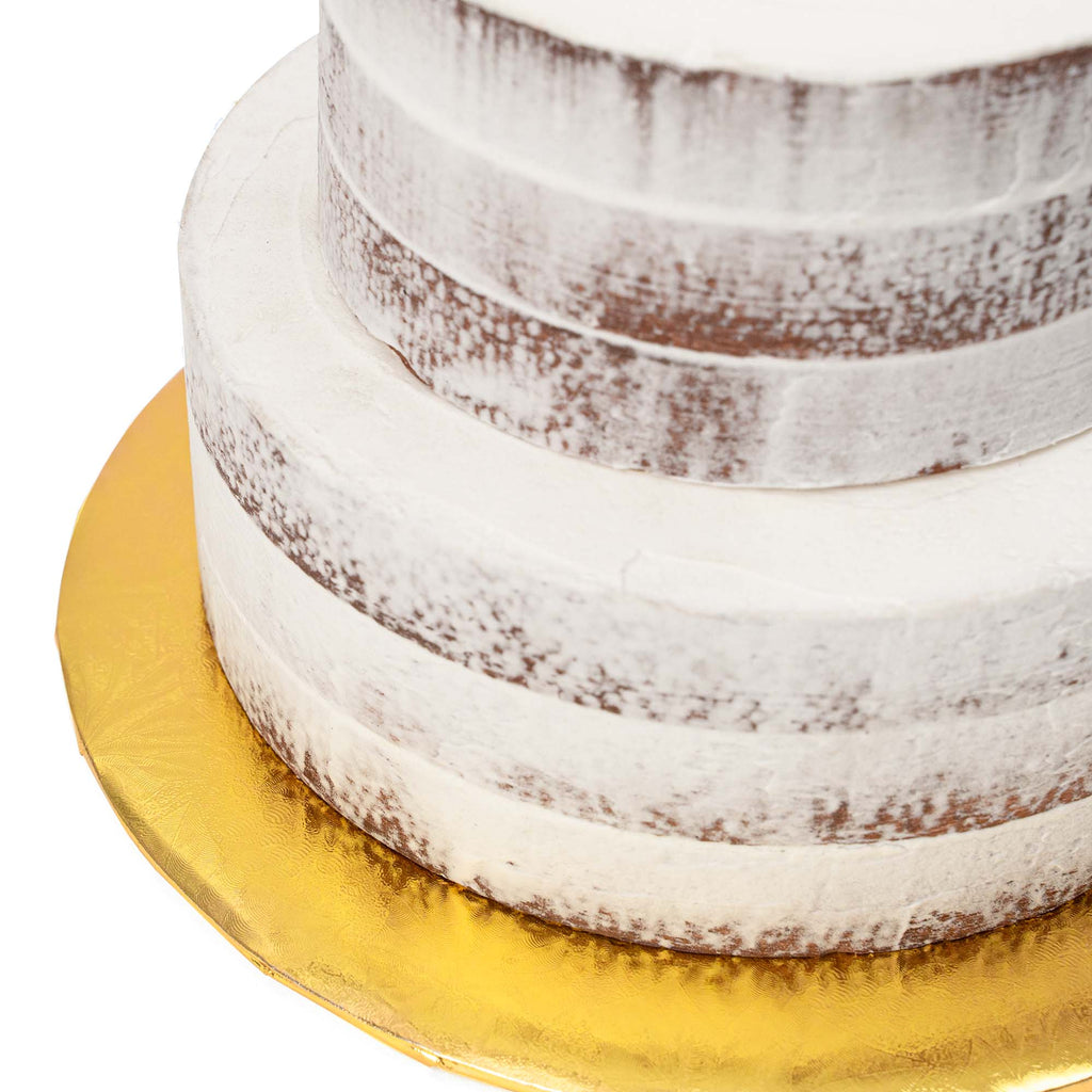 Filigree Round Cake Board 16" - Gold set of 5