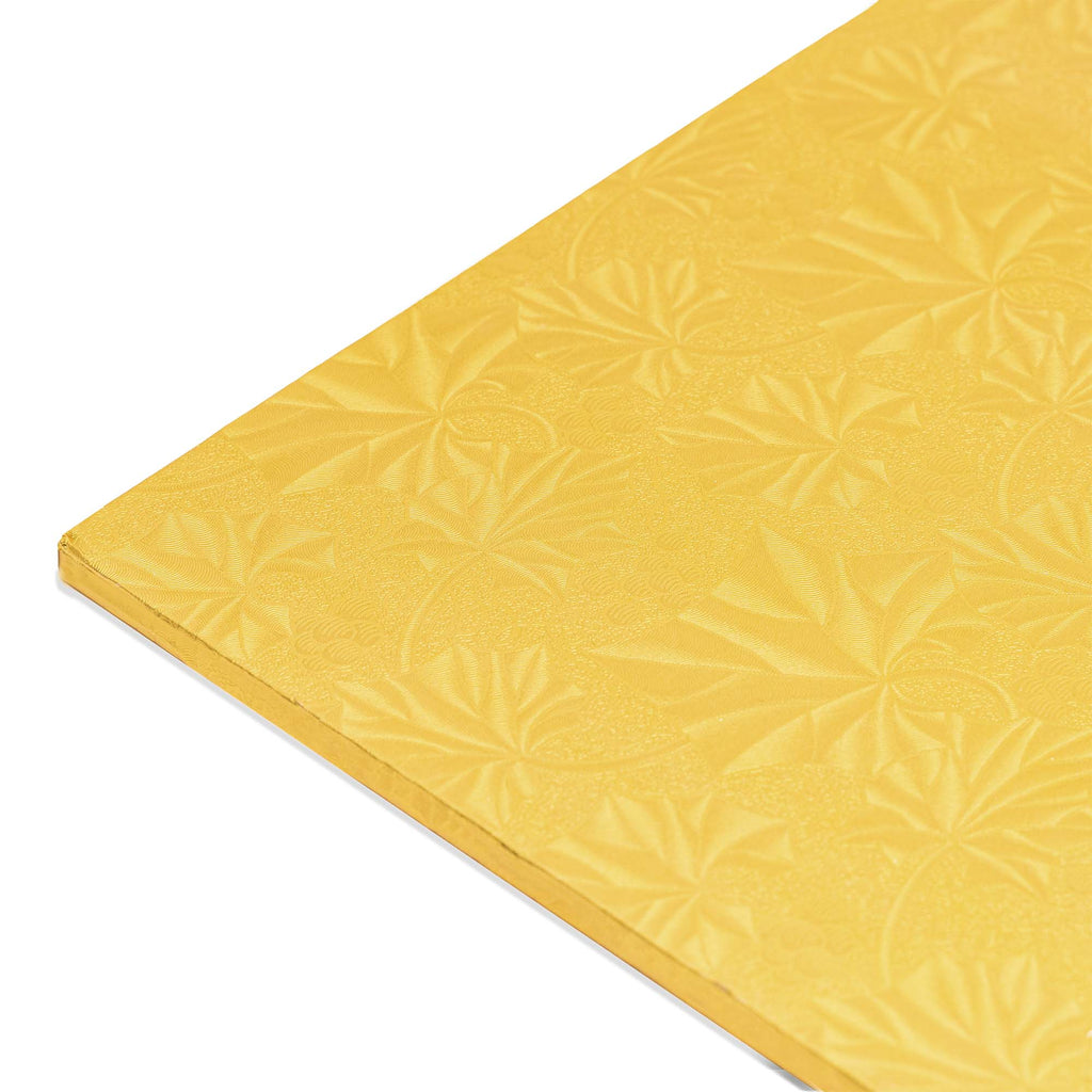 Filigree Cake Drum Half Sheet - Set of 5 - Gold