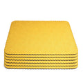 Filigree Scalloped Cake Board Quarter Sheet - Gold set of 3
