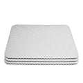 Filigree Scalloped Cake Board Full Sheet - Silver set of 3