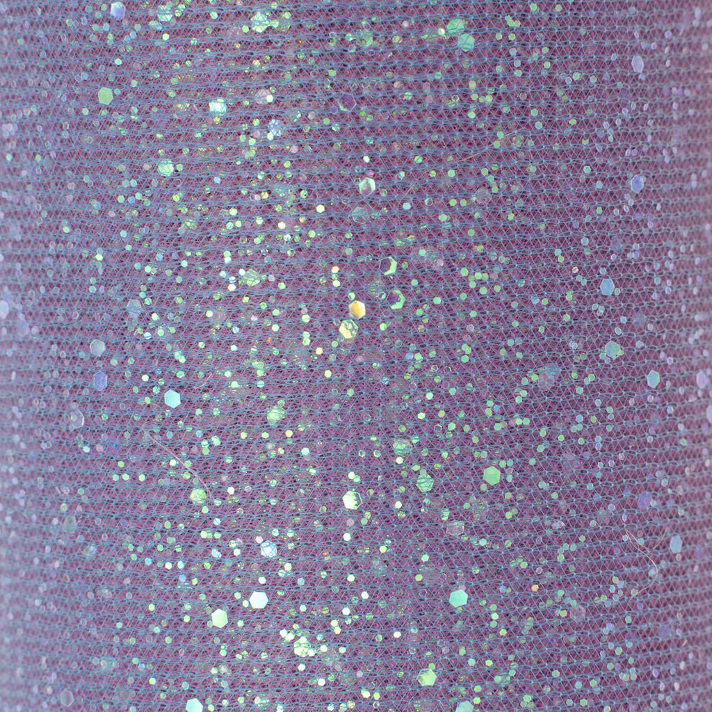 Rainbow Glitter Tulle Roll 6" x 10 Yards