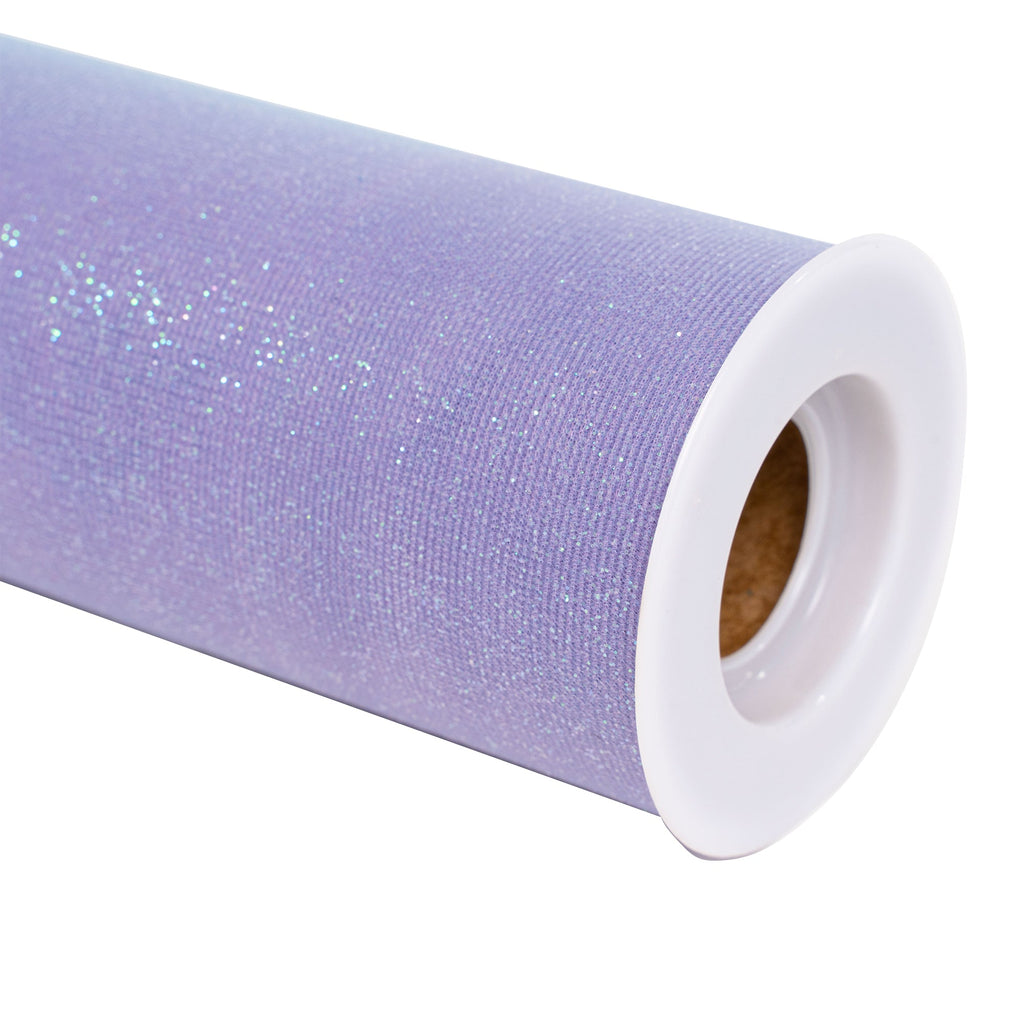 Rainbow Glitter Tulle Roll 6" x 10 Yards