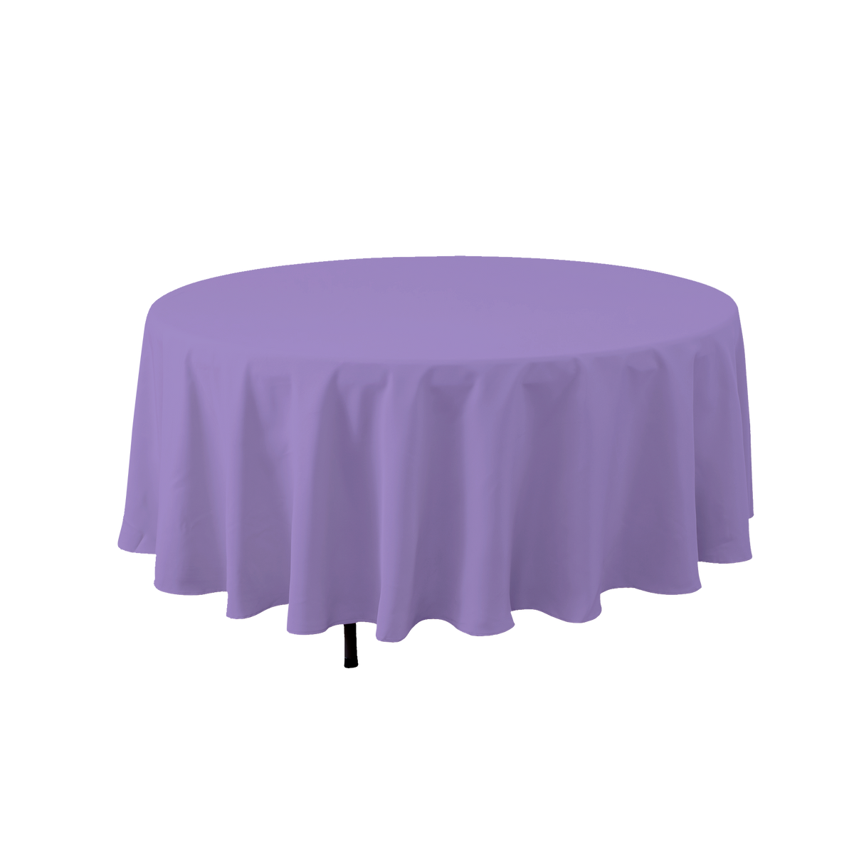 Round Polyester Table Cover - 120 Inch - Lavender