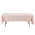 Rectangle Polyester Table Cover - 60 x 102 Inches - Blush