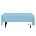 Rectangle Polyester Table Cover - 60 x 102 Inches - Blue