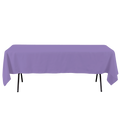 Rectangle Polyester Table Cover - 60 x 102 Inches - Lavender