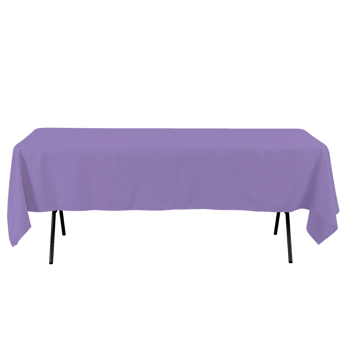 Rectangle Polyester Table Cover - 60 x 102 Inches - Lavender