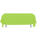 Rectangle Polyester Table Cover - 60 x 126 Inches - Lime Green