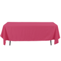 Rectangle Polyester Table Cover - 60 x 126 Inches - Magenta