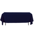 Rectangle Polyester Table Cover - 60 x 126 Inches - Navy Blue