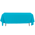 Rectangle Polyester Table Cover - 60 x 126 Inches - Modern Blue