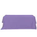 Rectangle Polyester Table Cover - 132 Inches - Lavender