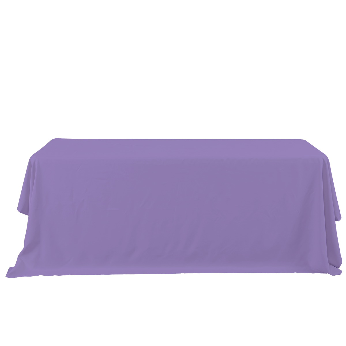 Rectangle Polyester Table Cover - 132 Inches - Lavender