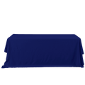 Rectangle Polyester Table Cover - 132 Inches - Royal Blue