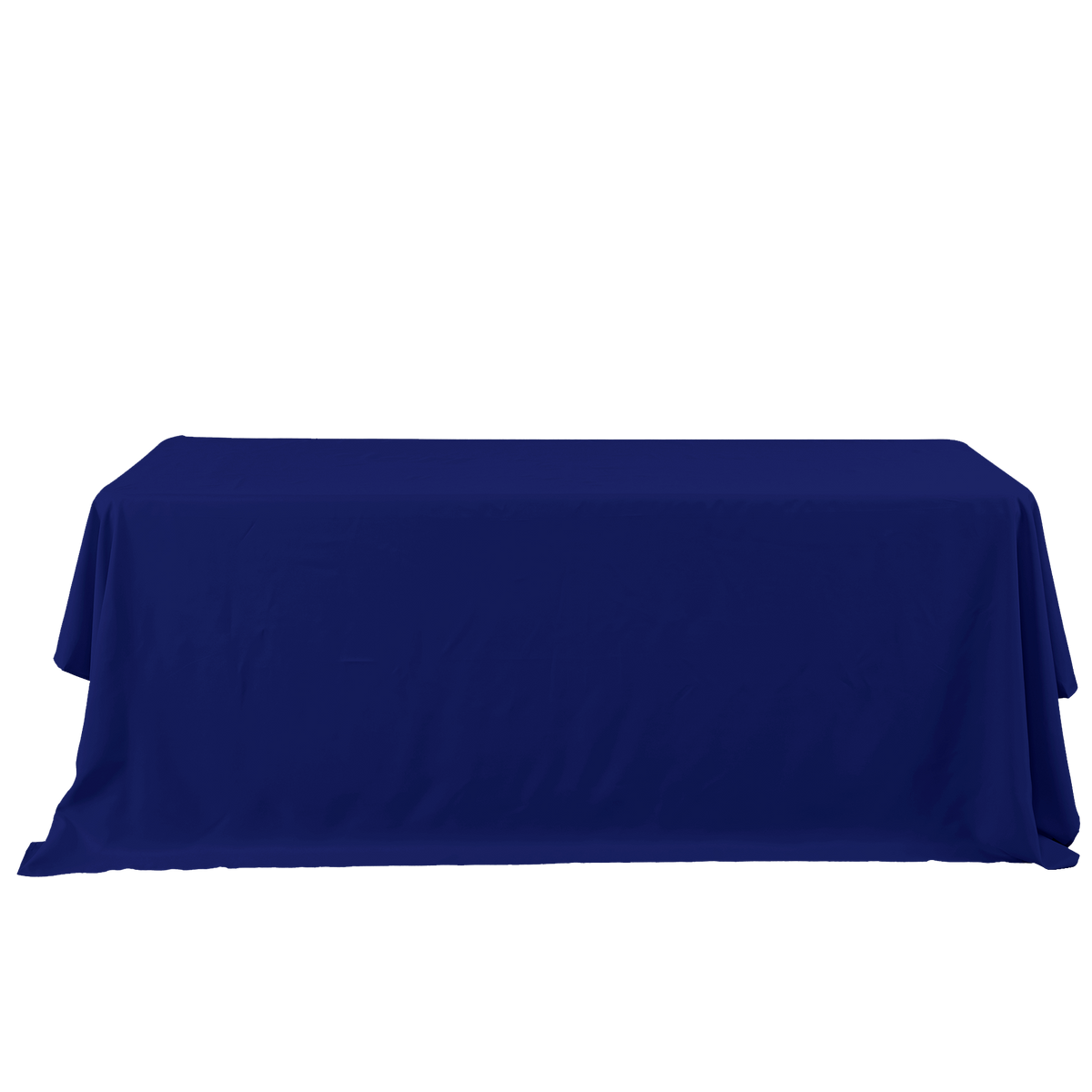 Rectangle Polyester Table Cover - 132 Inches - Royal Blue