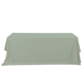 Rectangle Polyester Table Cover - 132 Inches - Sage