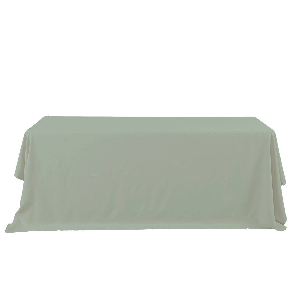 Rectangle Polyester Table Cover - 132 Inches - Sage
