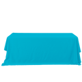 Rectangle Polyester Table Cover - 132 Inches - Modern Blue
