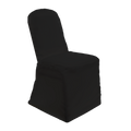 Polyester Banquet Chair Covers - Black