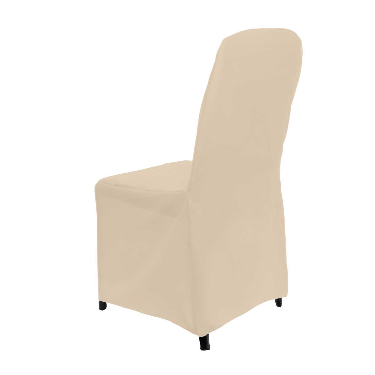 Polyester Folding Chair Covers - Ivory