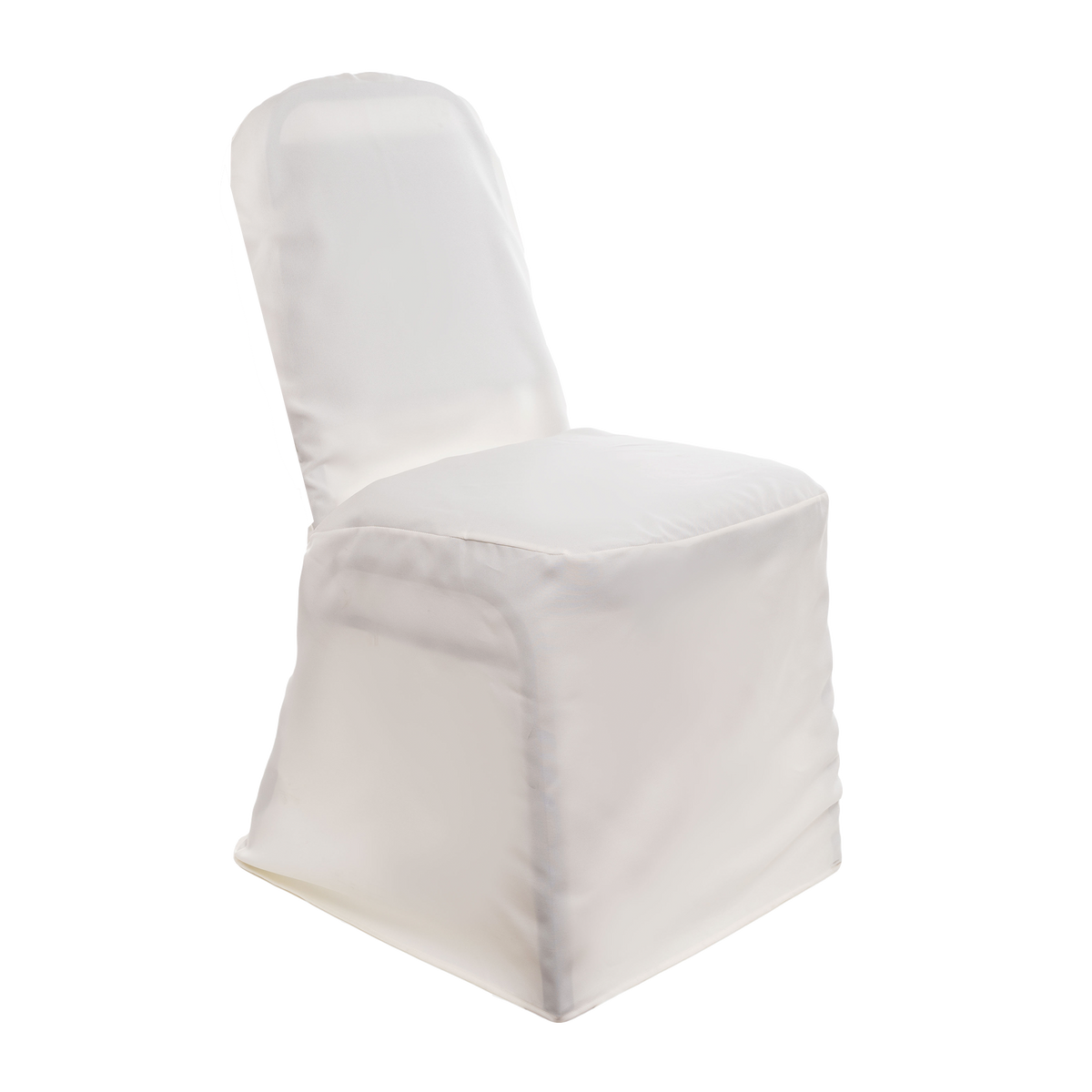 Polyester Banquet Chair Covers - White