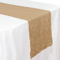 Sequin Table Runner - 108 inches - Champagne