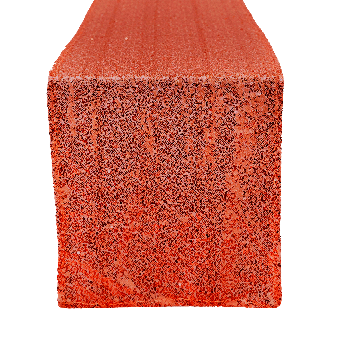 Sequin Table Runner - 108 inches - Red