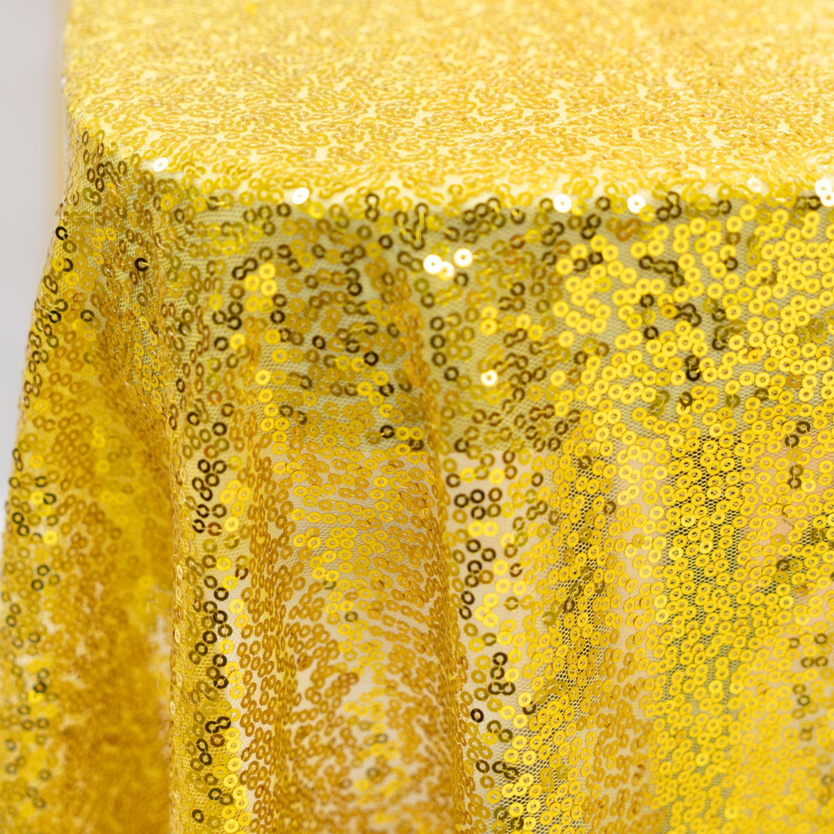 Sequin Table Cover 60" x 102" - Gold