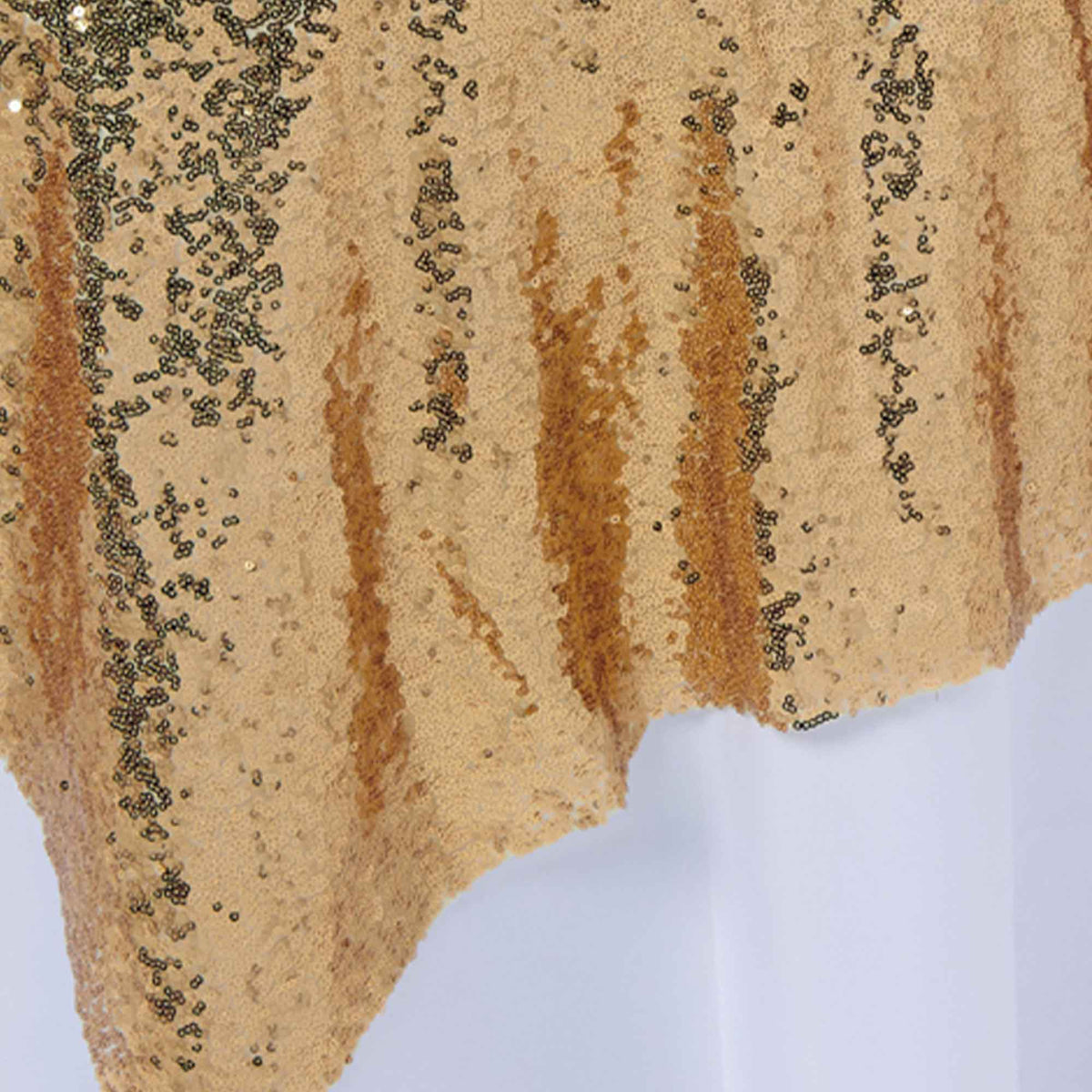 Sequin Fabric Overlay 72" - Champagne
