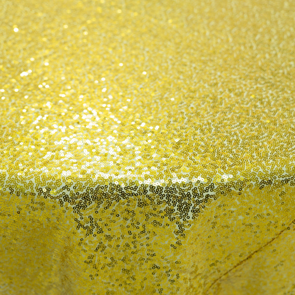 Sequin Fabric Overlay 72" - Gold