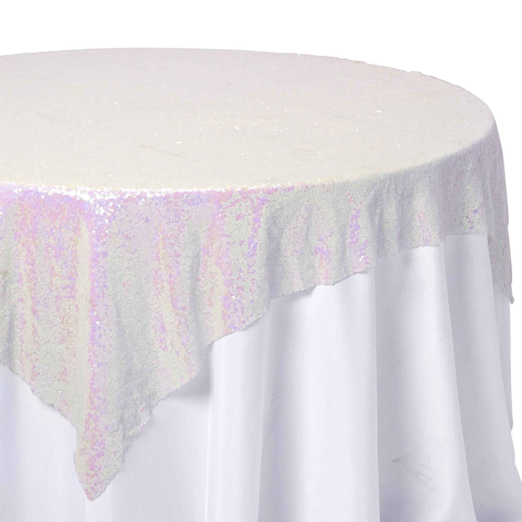 Sequin Fabric Overlay 72" - Champagne