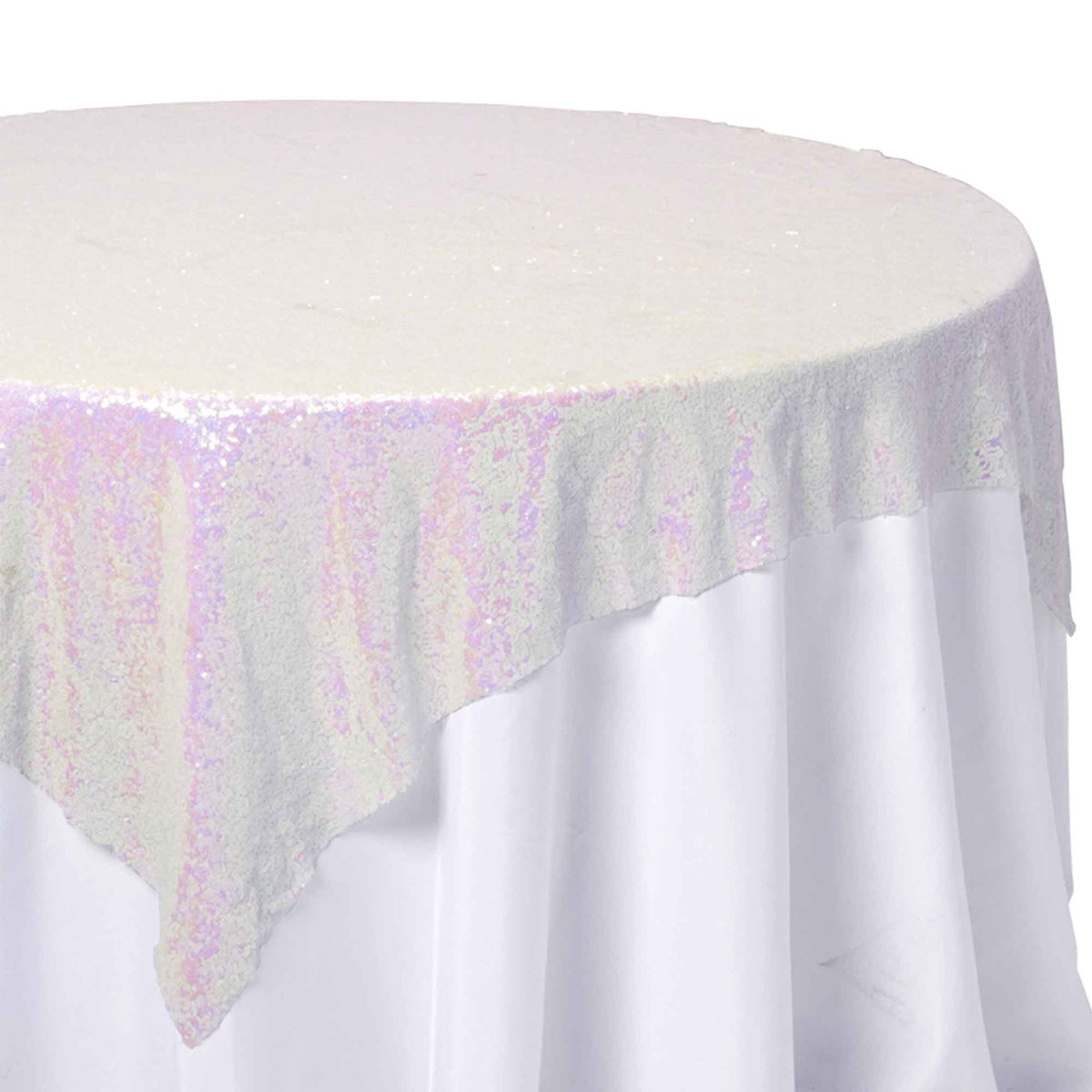 Sequin Fabric Overlay 72" - Champagne