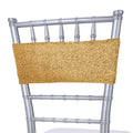 Stretch Lurex Chair Sash - Gold