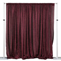 Metallic Spandex Backdrop 20ft x 10ft - Burgundy