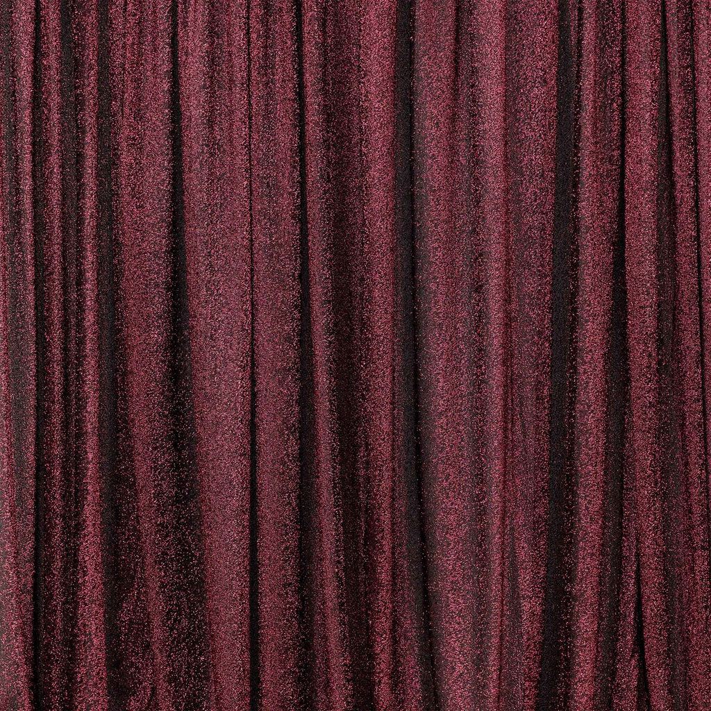 Metallic Spandex Backdrop 20ft x 10ft - Burgundy