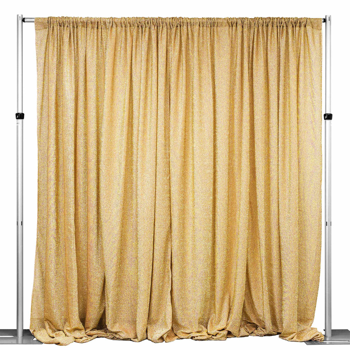 Metallic Spandex Backdrop 20ft x 10ft - Gold