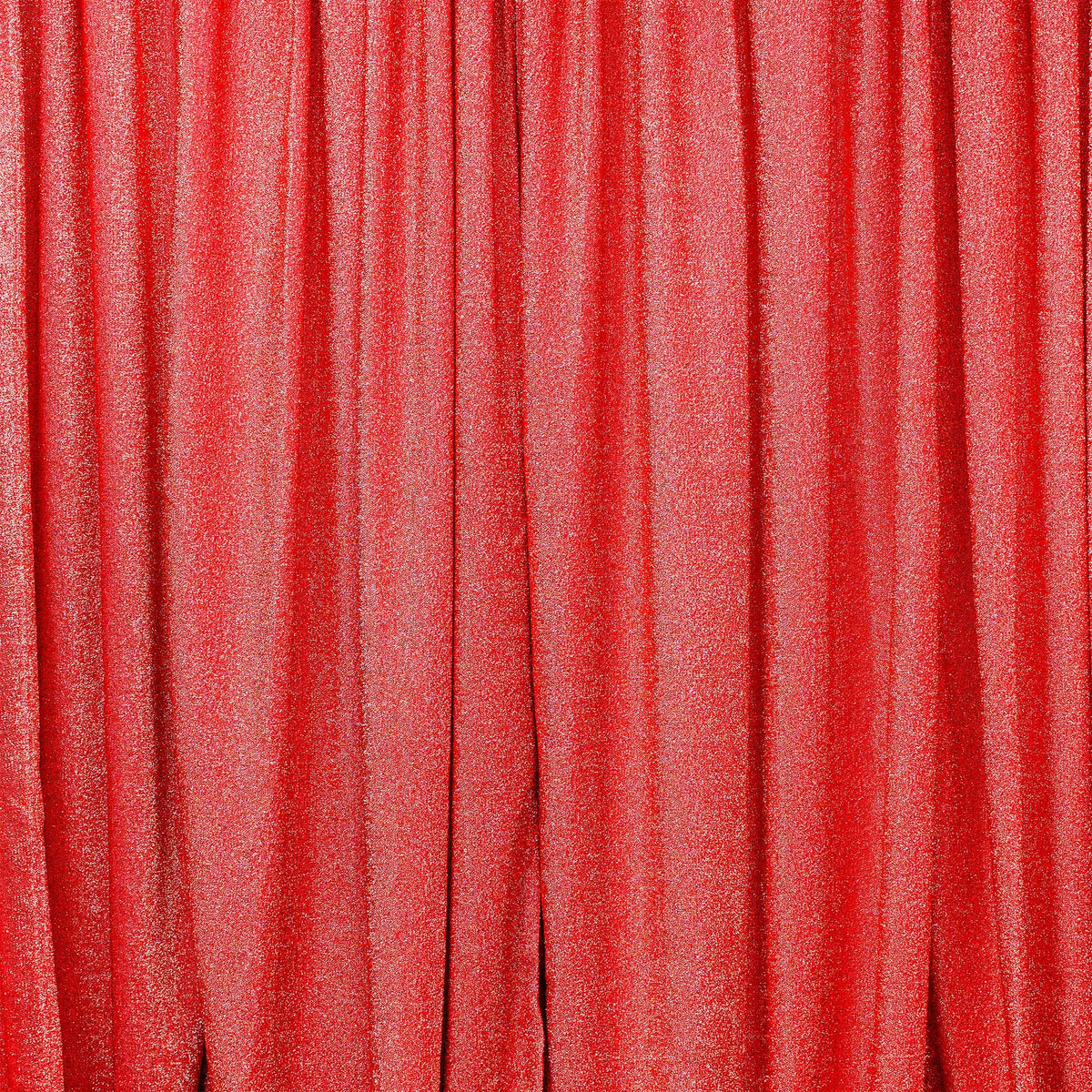 Metallic Spandex Backdrop 20ft x 10ft - Red