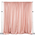 Metallic Spandex Backdrop 20ft x 10ft - Rose Gold