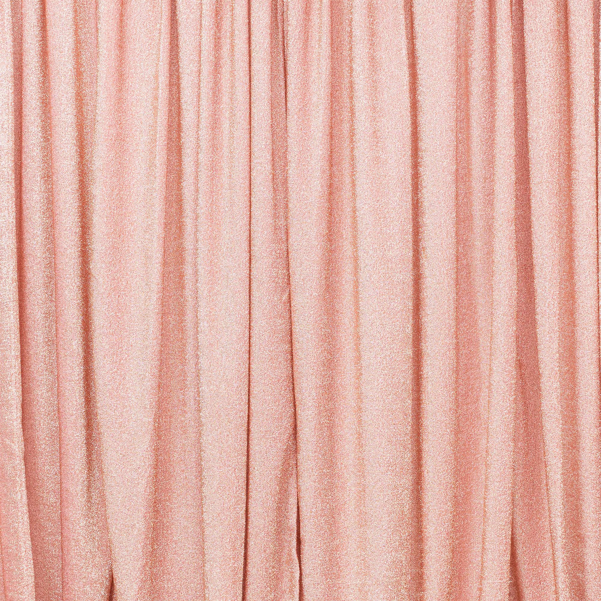 Metallic Spandex Backdrop 20ft x 10ft - Rose Gold