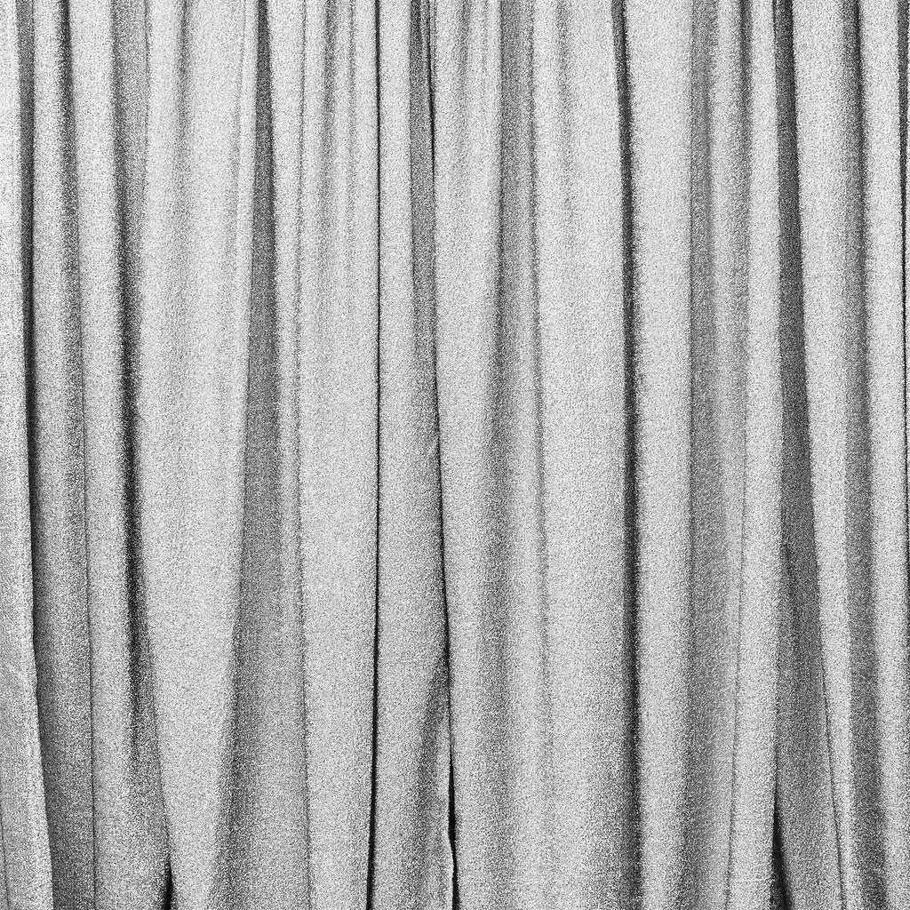 Metallic Spandex Backdrop 20ft x 10ft - Silver